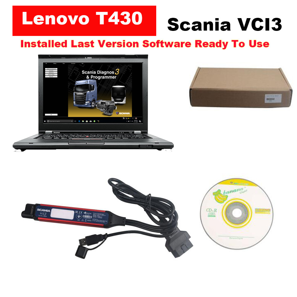 Scania SDP3 VCI3 With Lenovo T430 Laptop